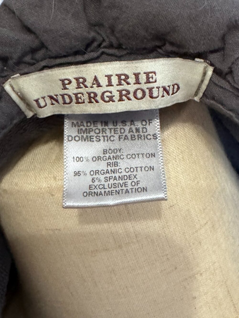 Prairie Underground Long Cloak Hoodie Dark Gray | size small-medium - Picture 2 of 3